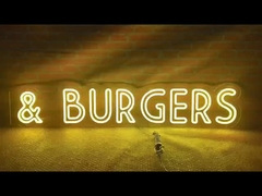 Café o Restaurante o Bar Personalizado LED Neon Sign Interior Decoración al aire libre Acrílico DC12V