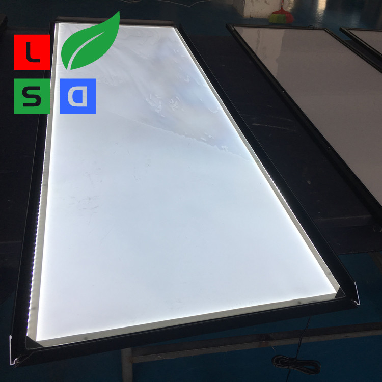 Aluminum Ultra Slim smd2835 Led Backlit Poster Frame For Indoor Poster Display