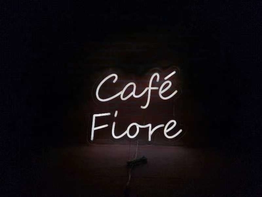 Café o Restaurante o Bar Personalizado LED Neon Sign Interior Decoración al aire libre Acrílico DC12V